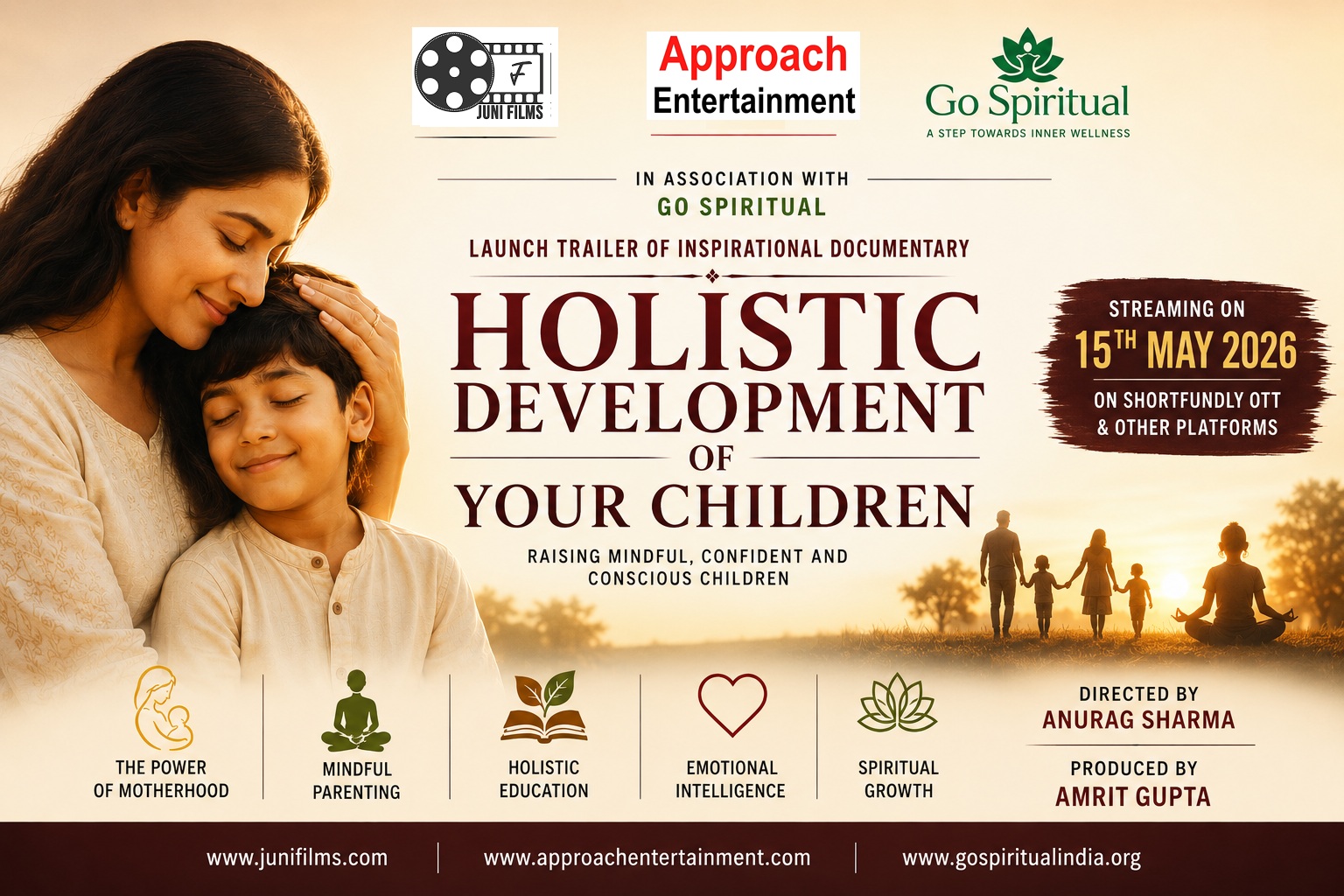 Approach Entertainment Launch Trailer of Inspirational Documentary ‘Holistic Development of Your Children’