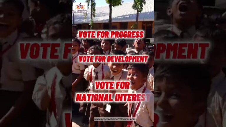 Vote for Progress & National Interest: Approach Entertainment & Go Spiritual Campaign