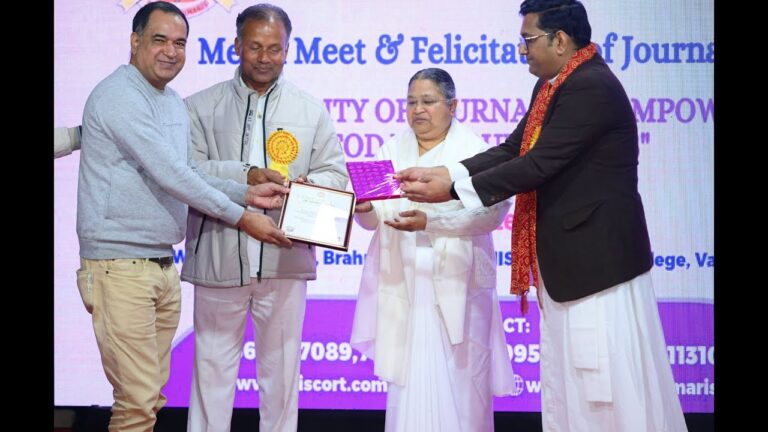 Sonu Tyagi, Founder of Go Spiritual & Approach Entertainment, Honored at Media Meet