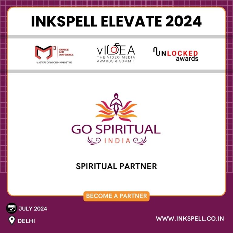 Go Spiritual India Announced as Spiritual Partner for Inkspell Elevate 2024 Awards