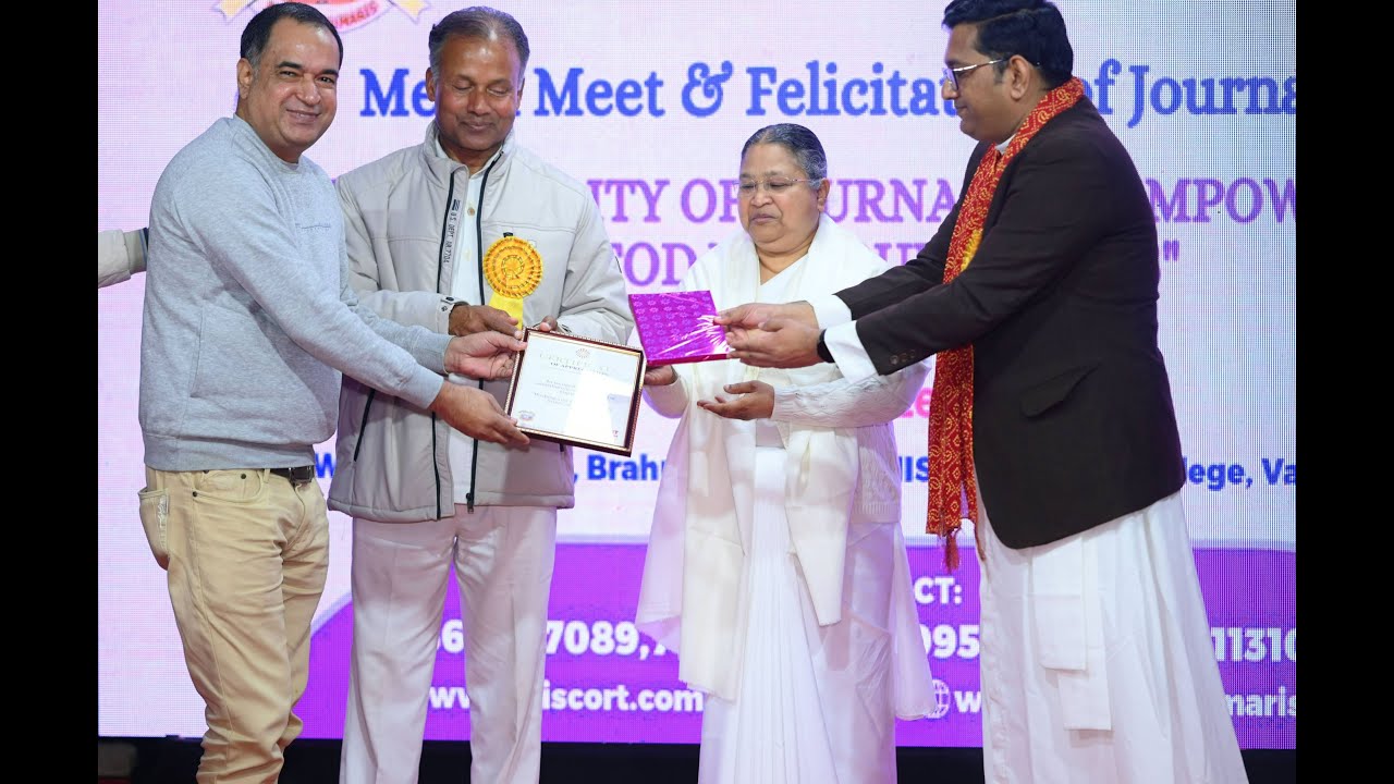 Sonu Tyagi, Founder of Go Spiritual & Approach Entertainment, Honored at Media Meet